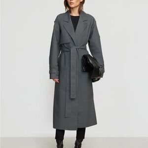 Modern Citizen Rhea Gray Trench Coat NWT